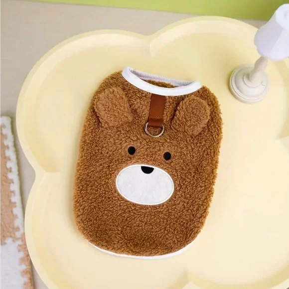 Cozy Brown Dog Sweater - Picture 1 of 3